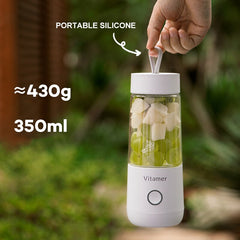 Vitamer Portable Blender Bottle - Fresh Juice Mini Fast Portable Blender-350ml